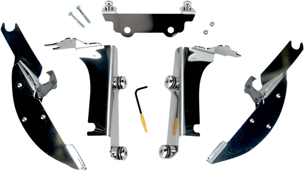 Memphis Shades Batwing Trigger Lock Mounting Kit - VN 1500 - Polished