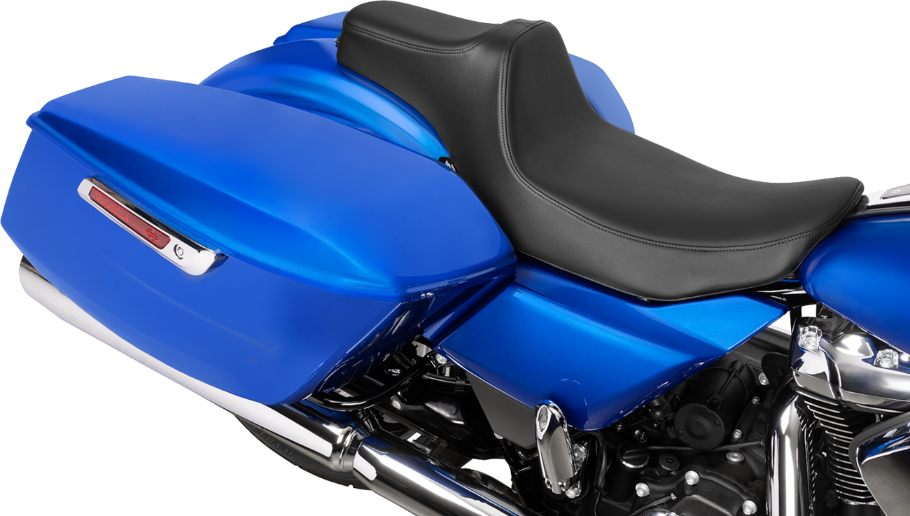 Drag Specialties Seats Extended Reach Predator III Seat - Vinyl/Solar Leather - Smooth - FLT/FLH '23-'25
