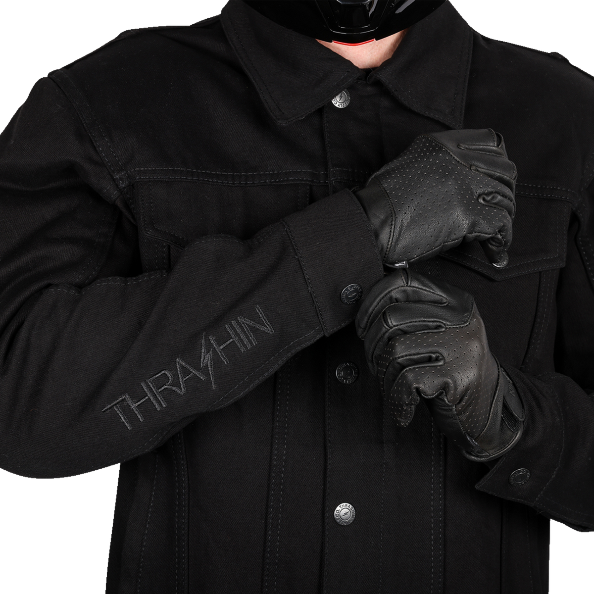 Thrashin Supply CO. Highway V2 Denim Riding Jacket