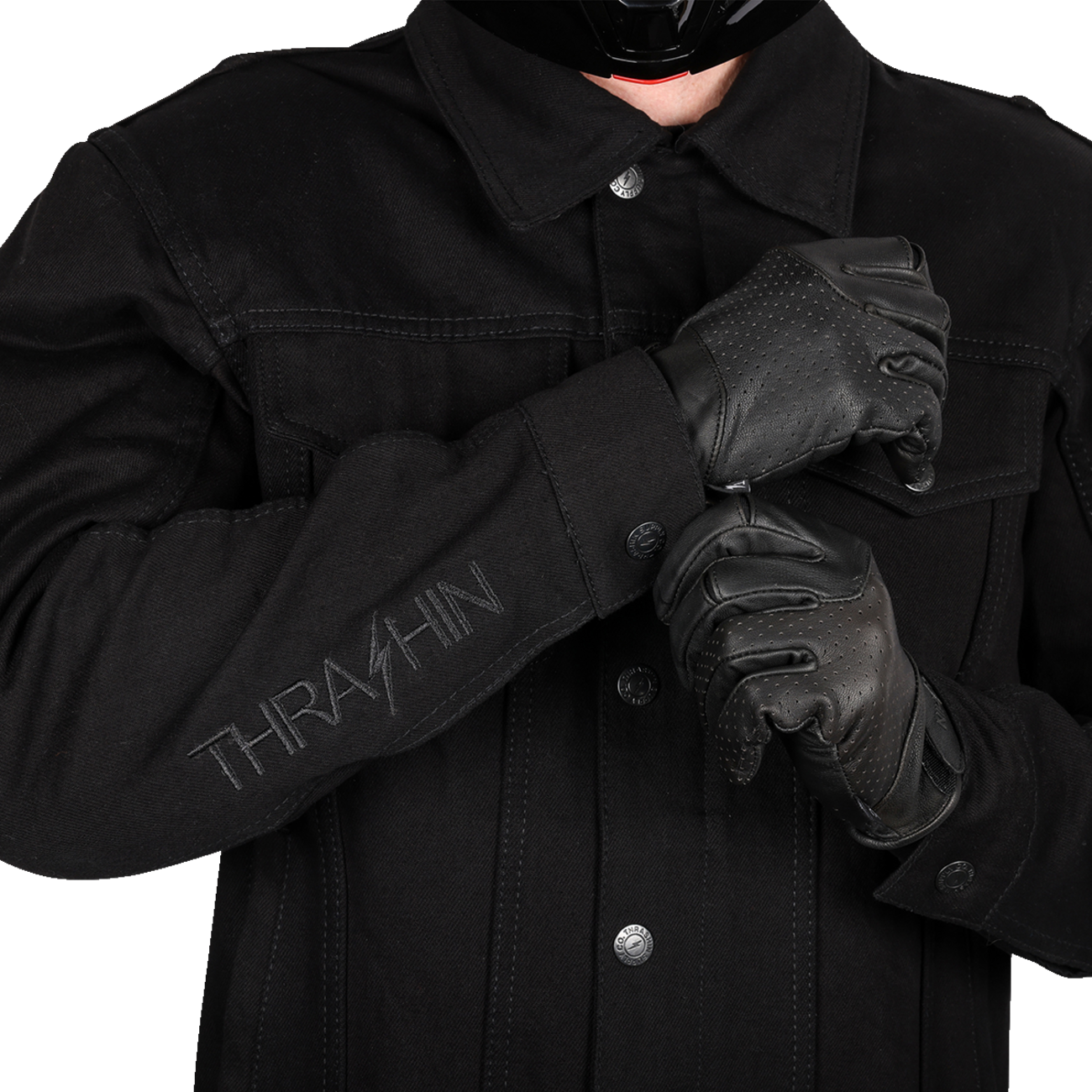 Thrashin Supply CO. Highway V2 Denim Riding Jacket