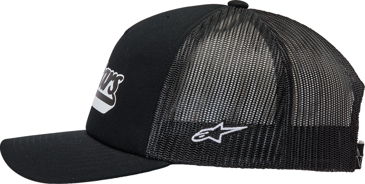 Alpinestars Delivery Trucker Hat - Black/Black - One Size
