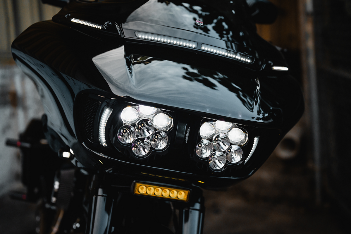 Custom Dynamics Shark Demon® 2 Headlight - Road Glide