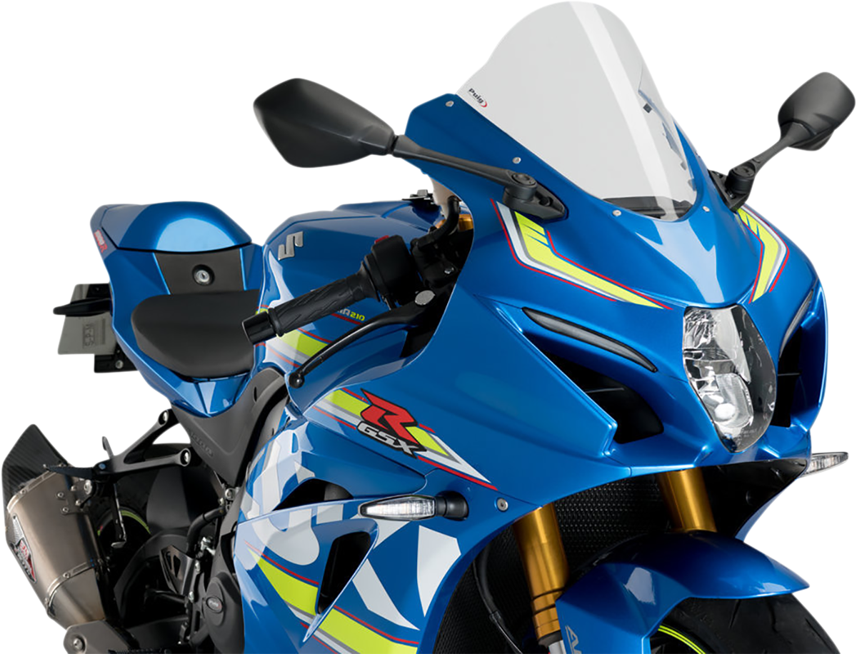 PUIG HI-Tech Parts Race Windscreen - 11-1/4" - Clear - GSX-R