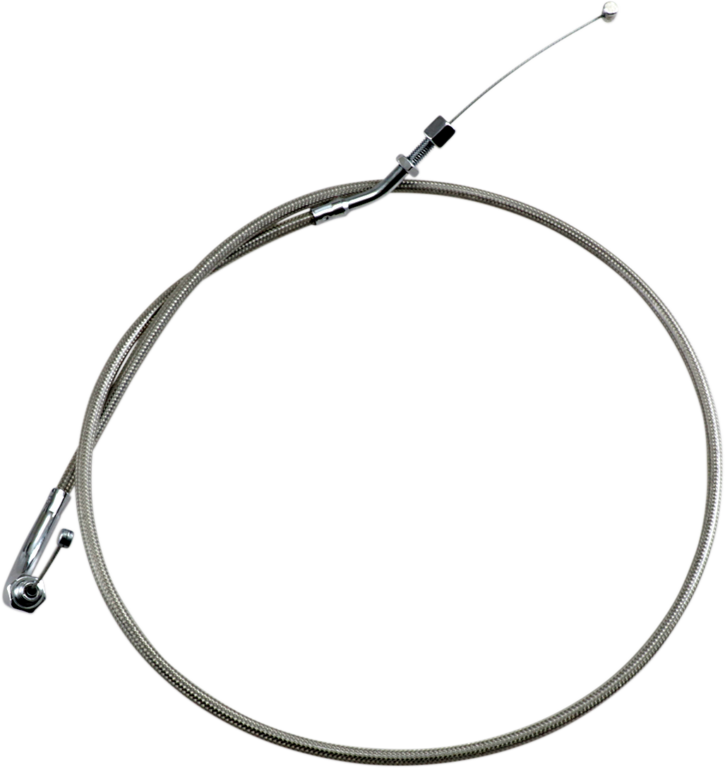 Motion Pro Armor Coat Stainless Steel Throttle/Idle Cable For Cruisers - Push - 1600/1700 Road Star