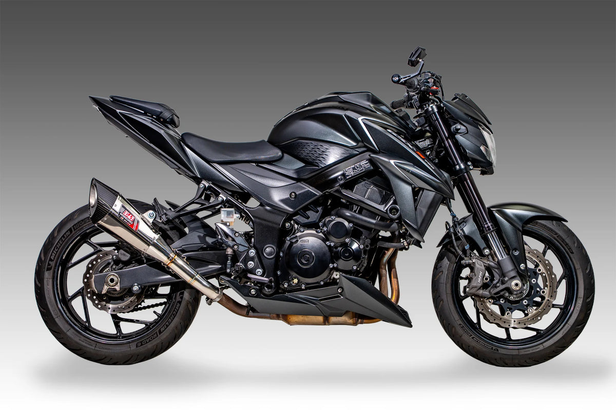 Yoshimura GSR750 2011-16 / GSX-S750 17-23 R-11 Stainless Slip-On Exhaust, W/ Stainless Muffler