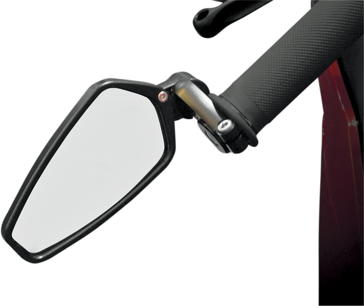 CRG Mirror - Arrow - Side View - Pentagon - Black