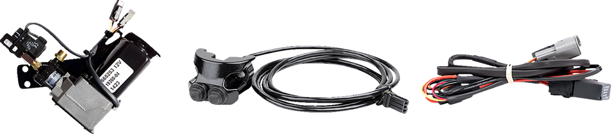 Legend Suspension AIR-A Dyna Adjustable AIR Suspension - Black - FXD