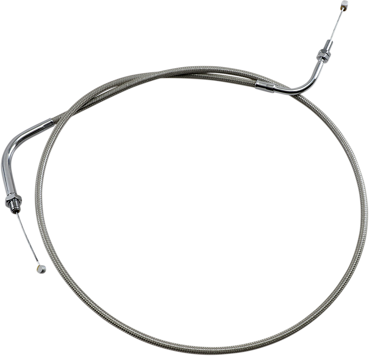 Motion Pro Armor Coat Stainless Steel Throttle/Idle Cable For Cruisers - Push - 1100 V-Star Custom