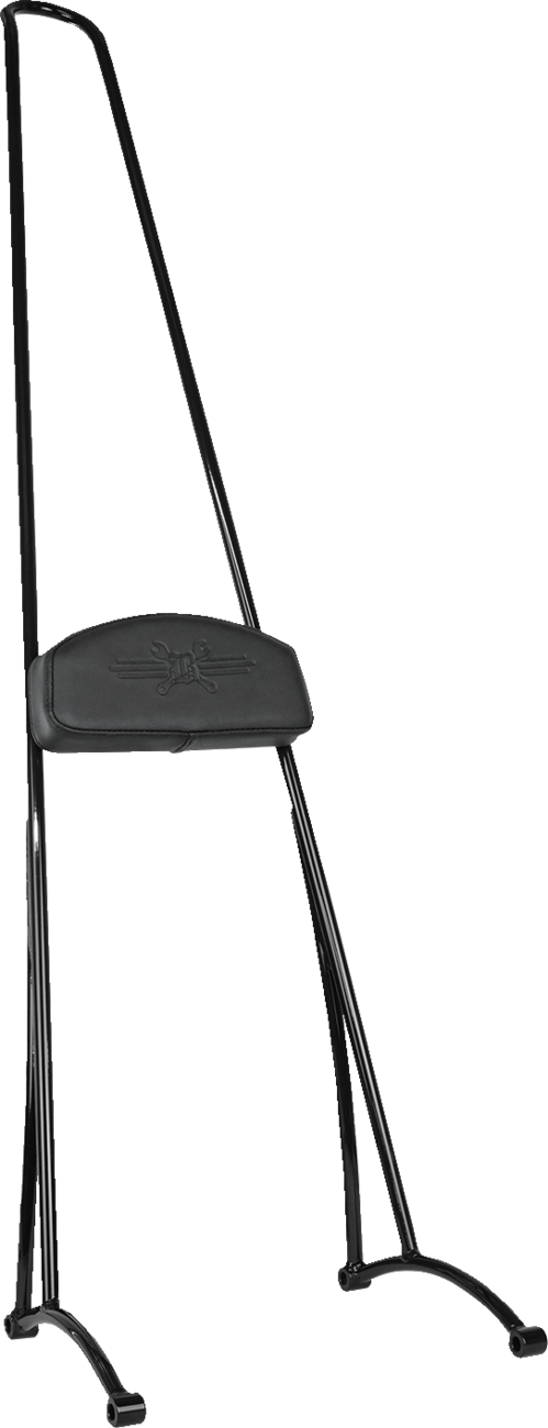 Burly Brand 40" Stupid Tall Sissy Bar - Black - HD Sportster '04-'22