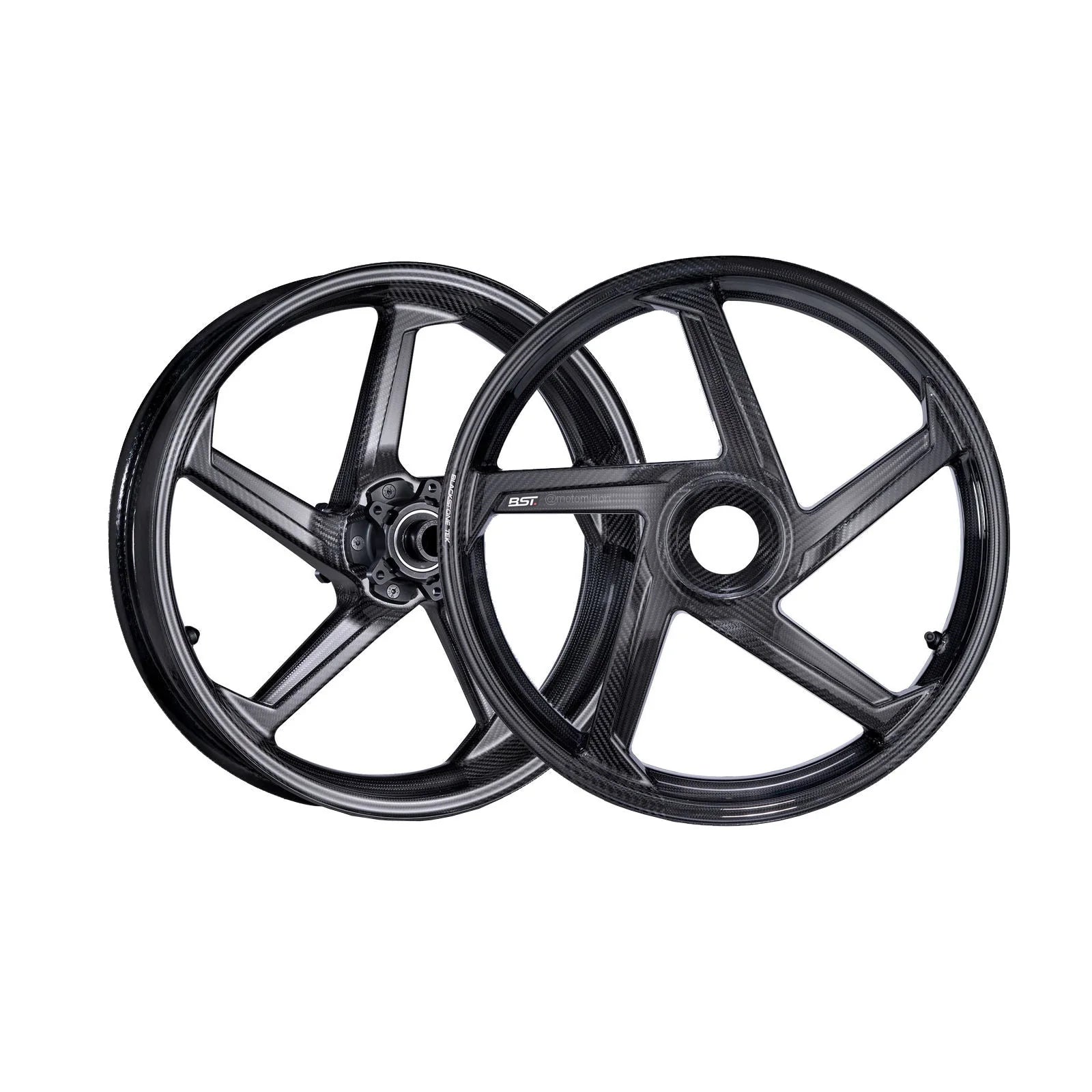 BST Star TEK Carbon Fiber Wheel Set For Panigale V4 V4S V4R