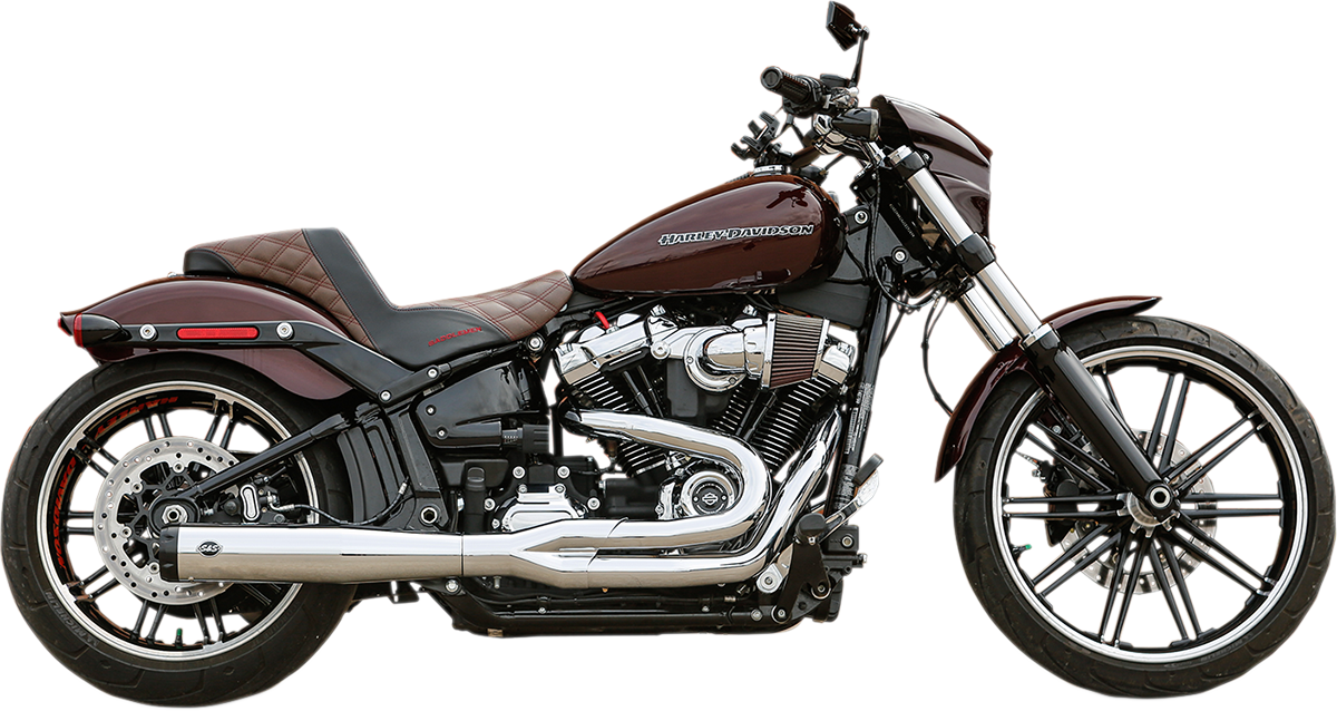 S&S Cycle 2:1 50 State Exhaust For M8 Softail - Chrome