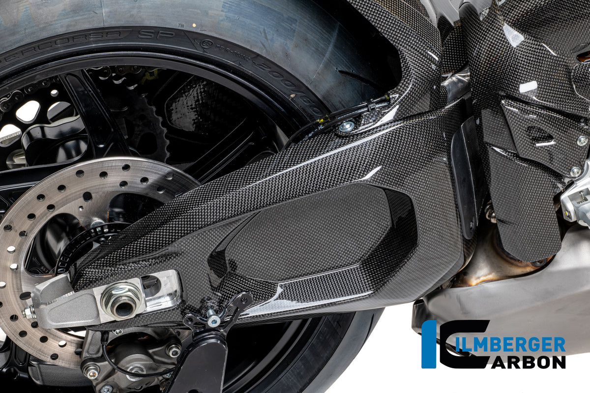 Ilmberger Carbon Swingarm Cover Right Ducati Panigale V4 2025-2026 - Gloss / Plain
