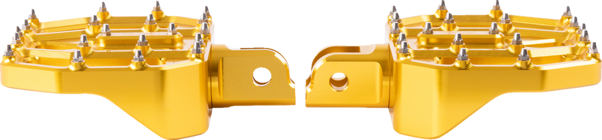 Thrashin Supply CO. Mini Aggressor Floorboards - Gold - Front