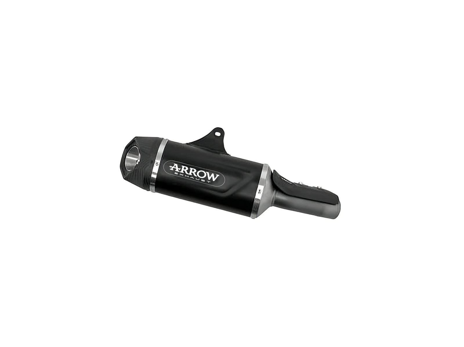Arrow 71962AKN Indy Race Evo Aluminium Dark Slip On With Carbon End Cap
