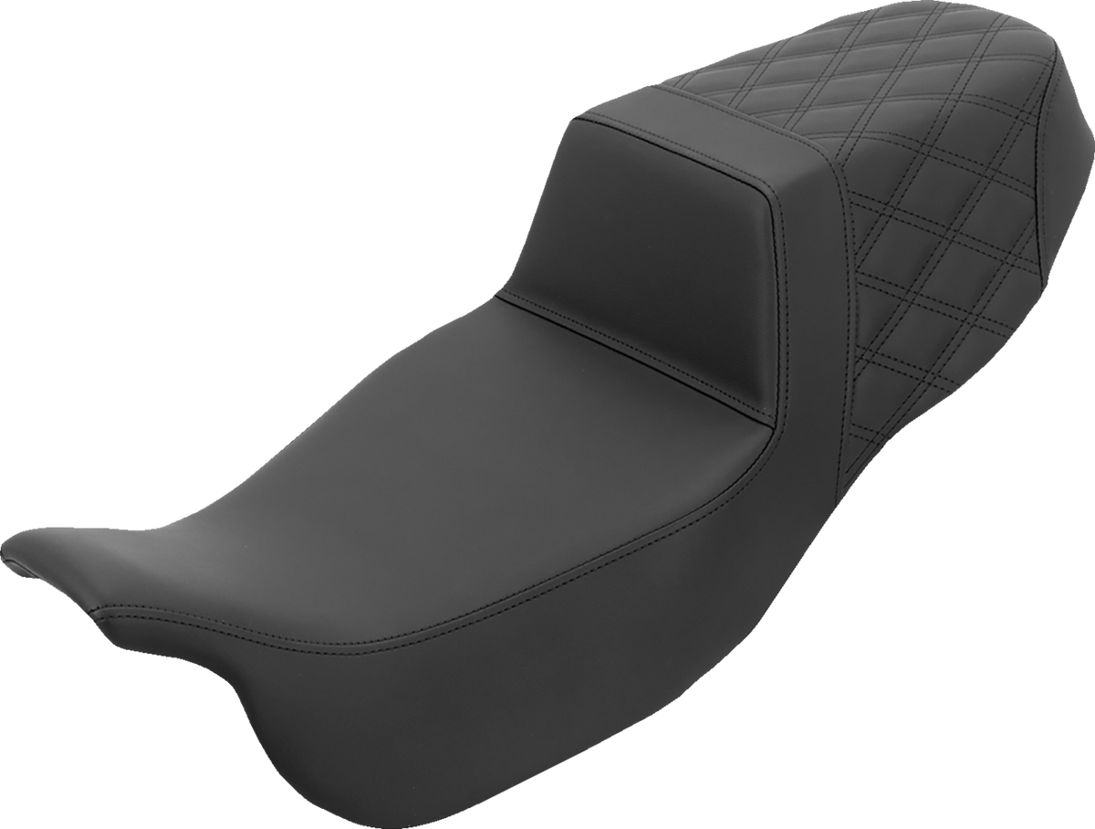 Saddlemen Step-Up Seat - Extended Reach - Rear Lattice Stitch - FLRT/FLTRT '15-'25