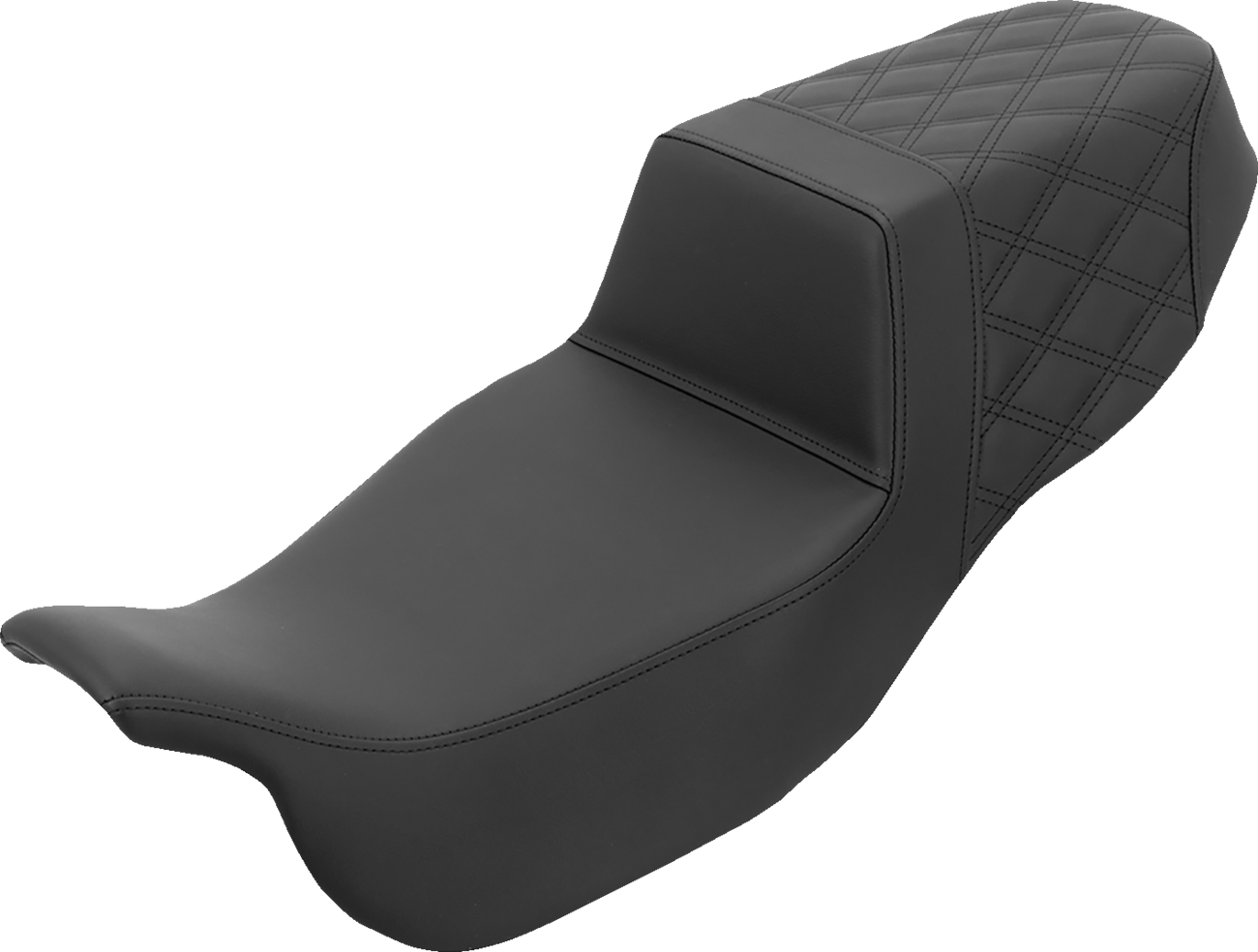 Saddlemen Step-Up Seat - Extended Reach - Rear Lattice Stitch - FLRT/FLTRT '15-'25