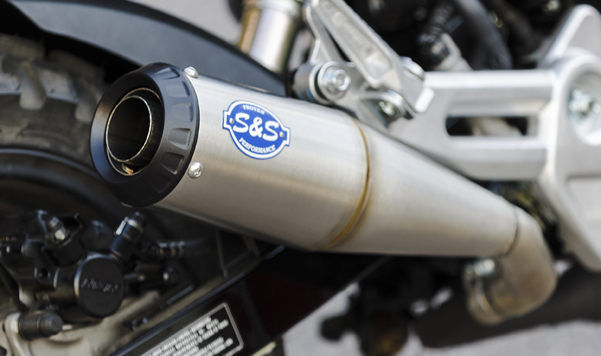 S&S Cycle Grand National Slip-On Muffler - 3-1/2" - Grom
