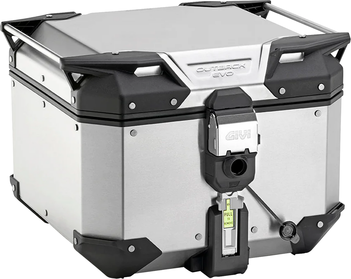 GIVI Outback Evo Top Case - 42 Liter - Silver