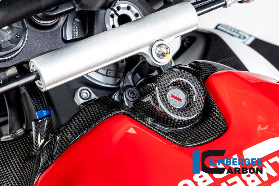 Ilmberger Carbon Ignition Switch Cover Ducati Streetfighter V2 - Gloss