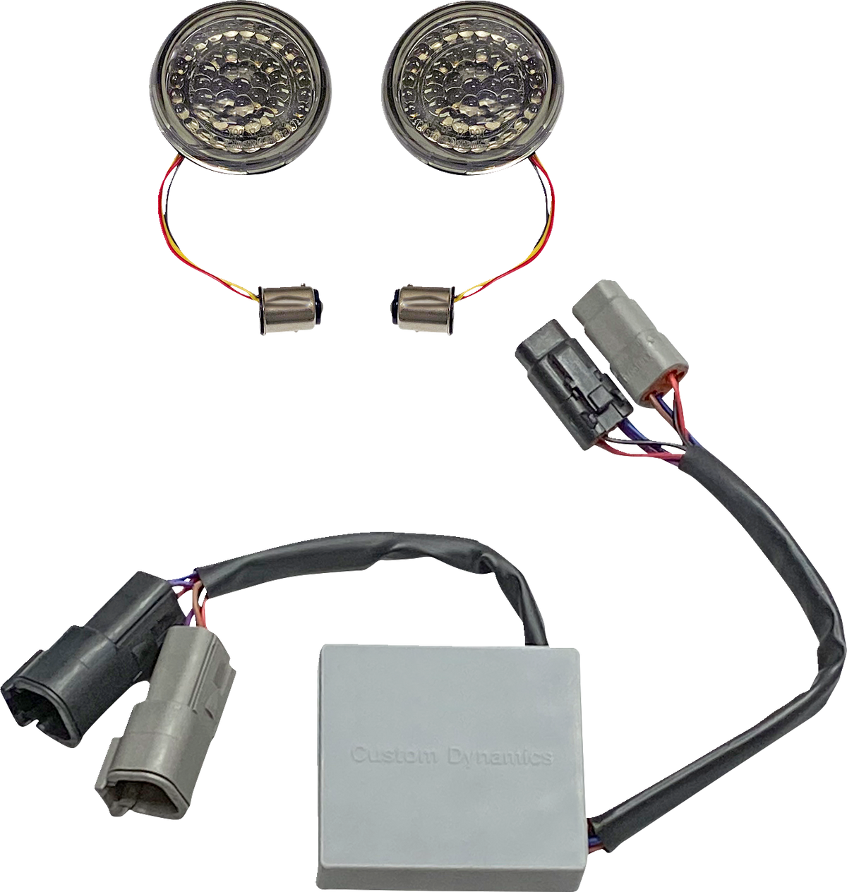 Custom Dynamics Turn Signal Inserts - Amber/Red - Harley-Davidson®