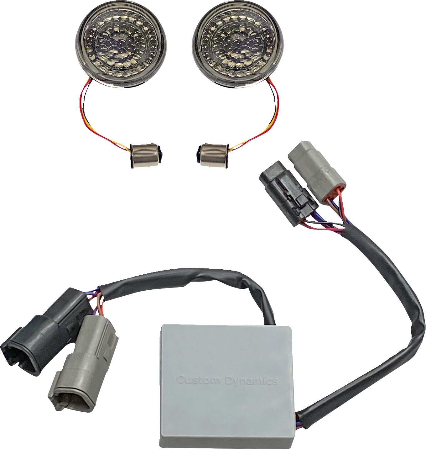 Custom Dynamics Turn Signal Inserts - Amber/Red - Harley-Davidson®