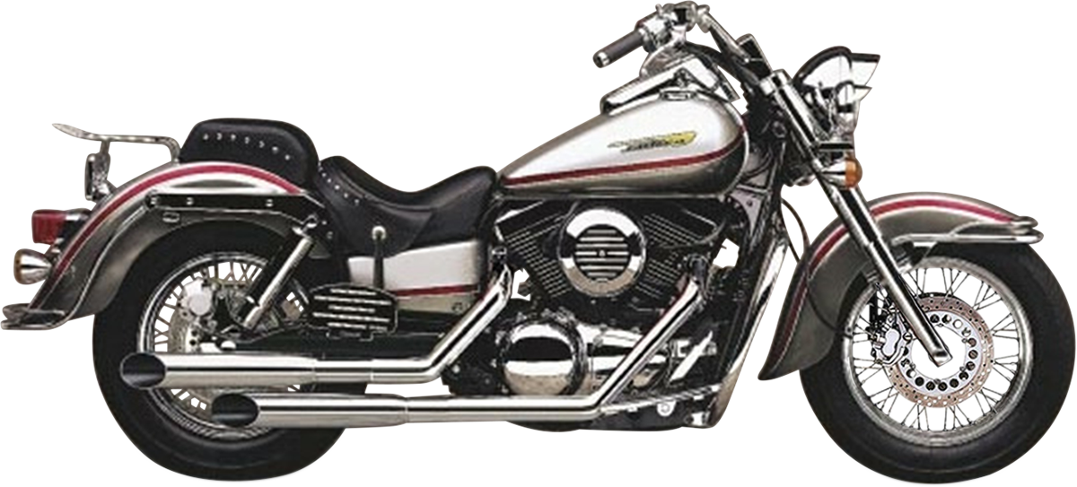 Cobra Classic Deluxe Exhaust - Chrome - VN1500
