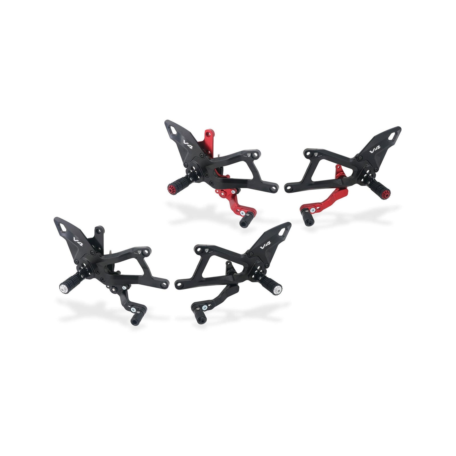 CNC Racing Adjustable Rearsets for Ducati Panigale V4 V4S Tricolore