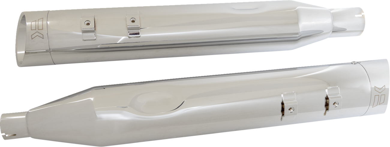 Khrome Werks 4-1/2" HP-Plus® Slip-On Mufflers - Chrome Edge
