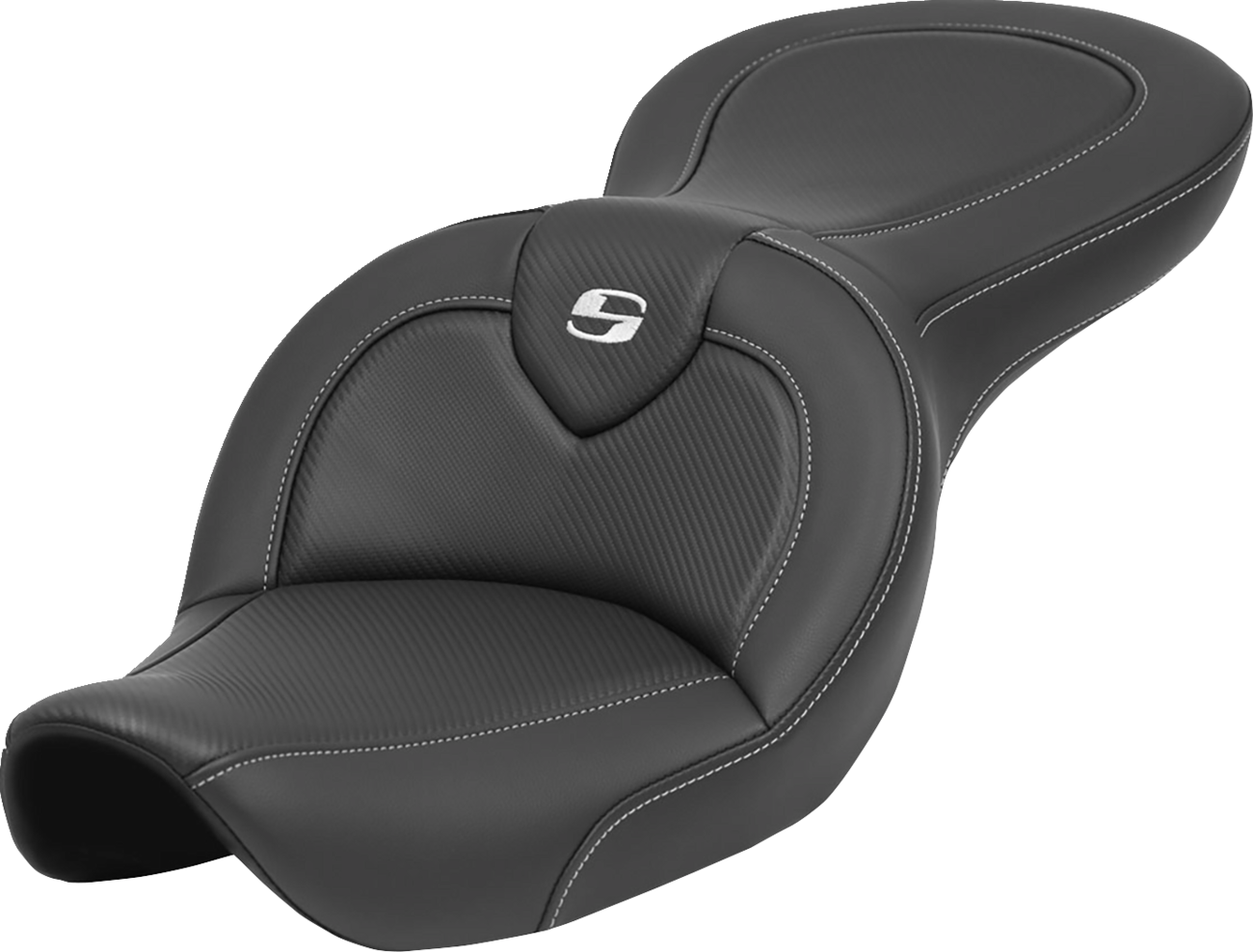 Saddlemen Roadsofa™ Seat - Without Backrest - Carbon Fiber - FXDWG '96-'23