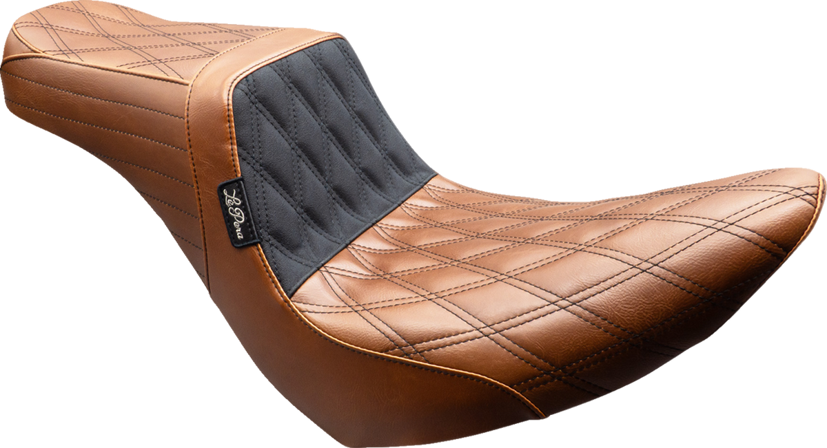 Le Pera Tailwhip Seat - Brown - Double Diamond - Black Stitch - FX/FL '18-'25