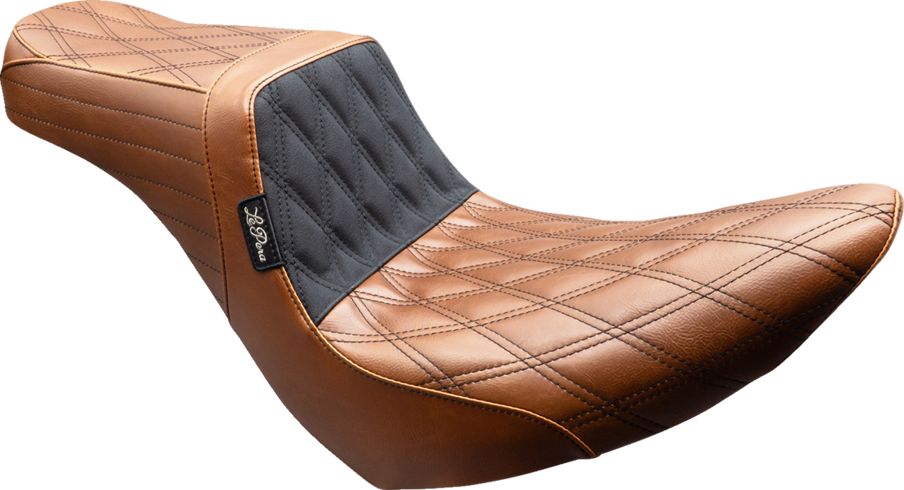 Le Pera Tailwhip Seat - Brown - Double Diamond - Black Stitch - FX/FL '18-'25