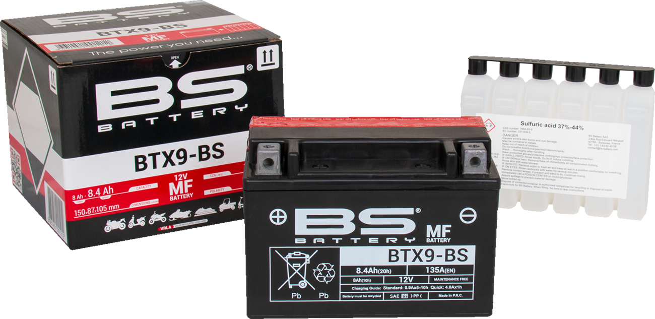 BS Battery Battery - BTX9-BS (YTX)