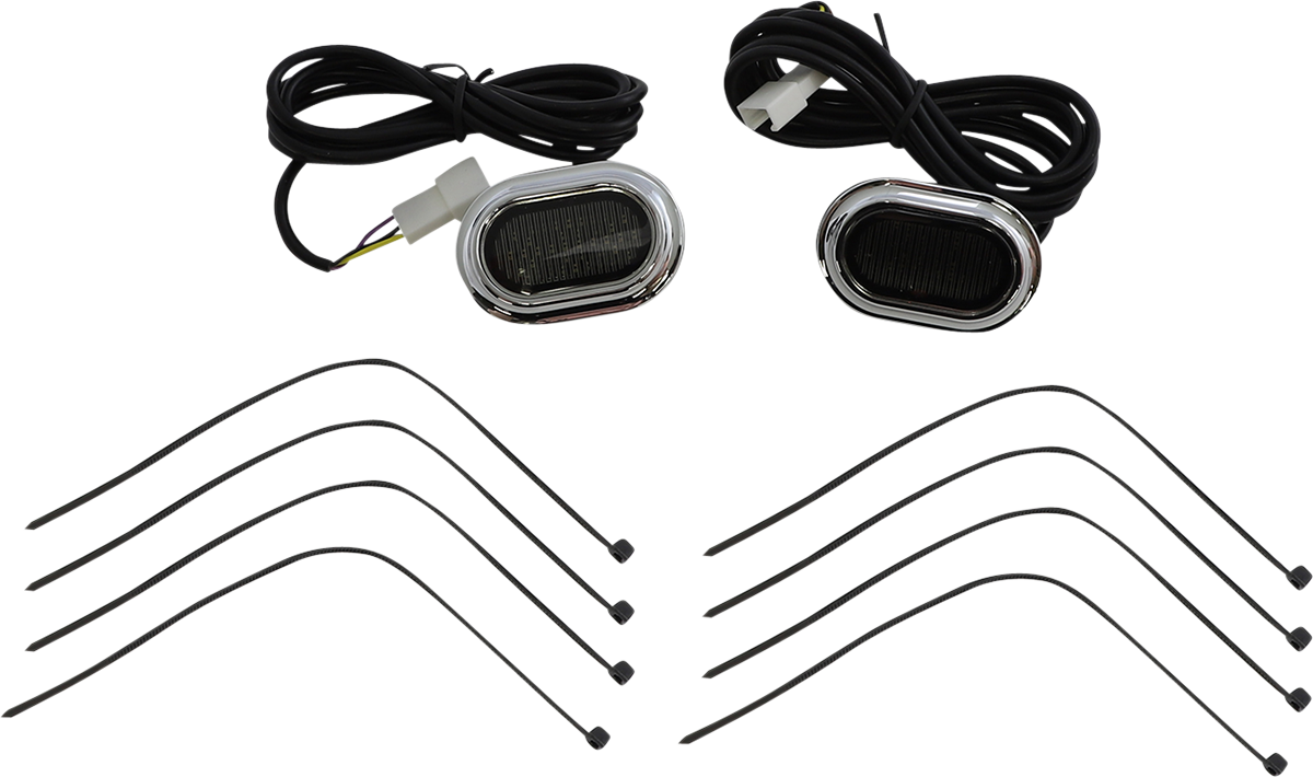 Custom Dynamics Antenna Grommet Light - Smoke Lens - Chrome