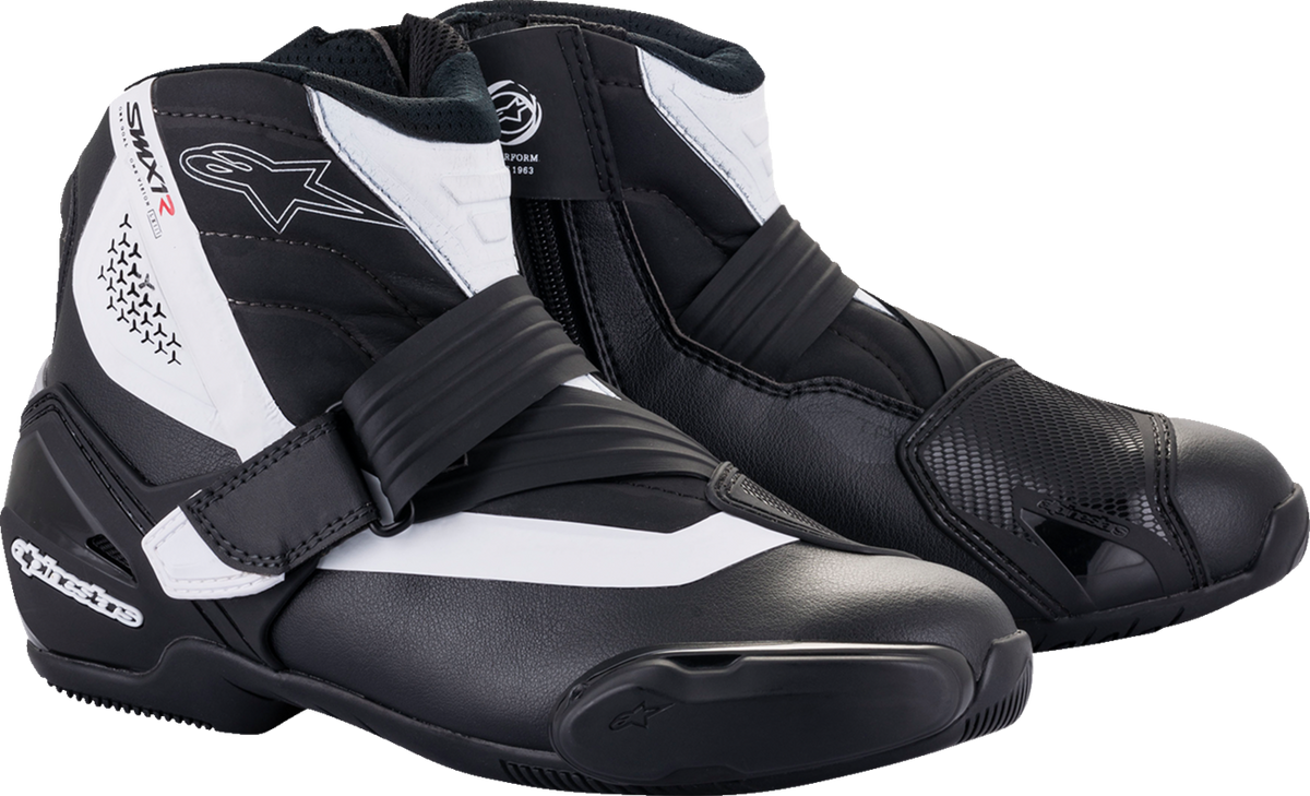 Alpinestars SMX-1 R V2 Boots - Black/White - US 11.5 / EU 46