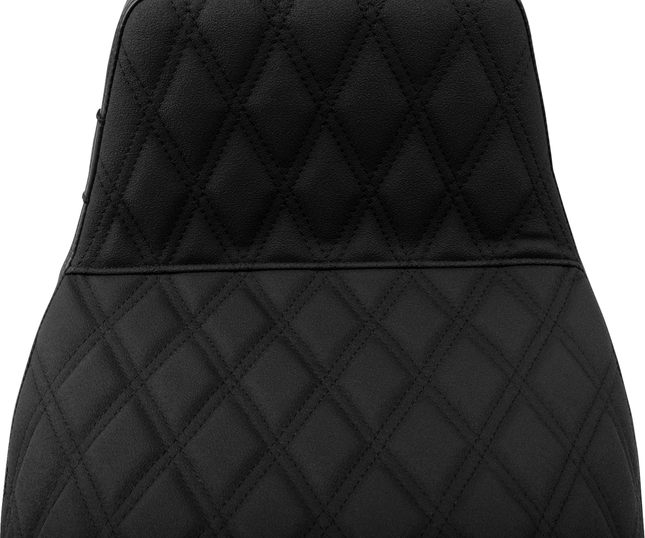 Le Pera Kickflip Seat - Double Diamond Stitch W/ Gripp Tape - FLH/FLT '23-'25