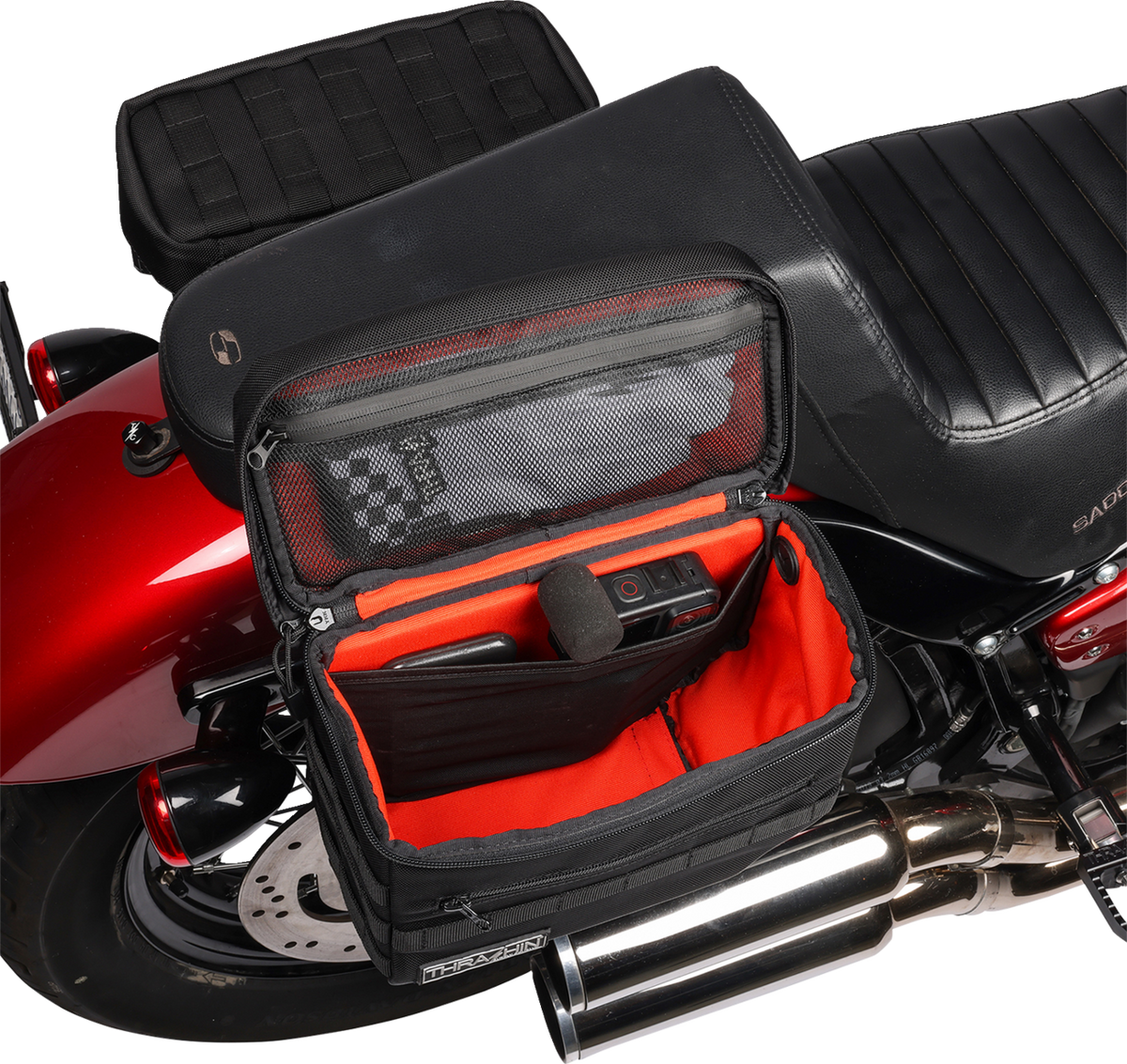 Thrashin Supply CO. Essential Saddlebags - Black
