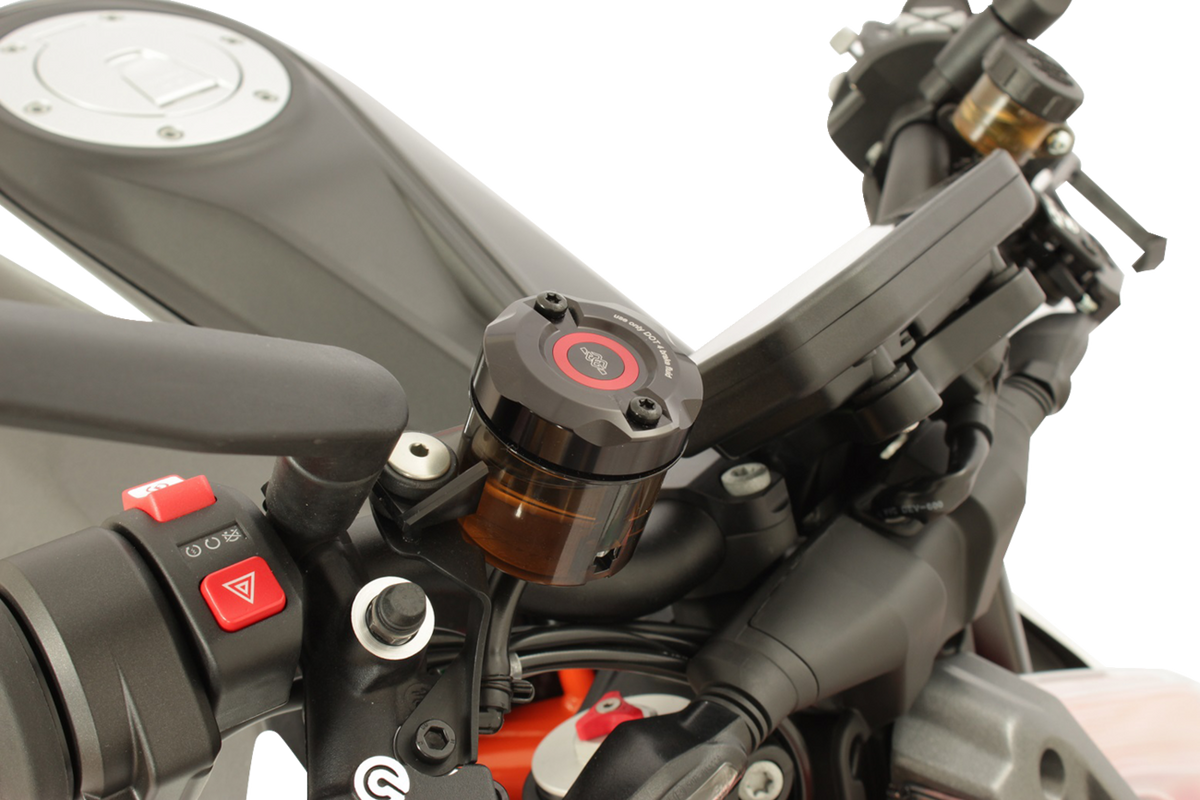 Gilles Tooling Master Cylinder Reservoir Cover - Brake - Front - Black
