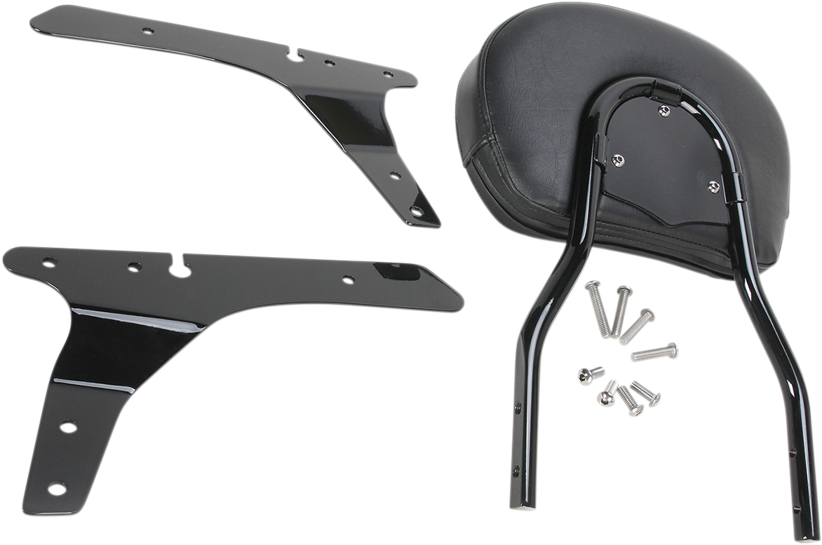 Cobra Round Sissy Bar - Standard - Black - Sportster