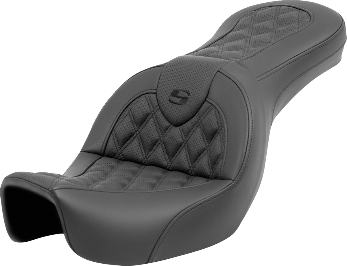 Saddlemen Roadsofa™ Seat - Lattice Stitch - Without Backrest - FXD '06-'17