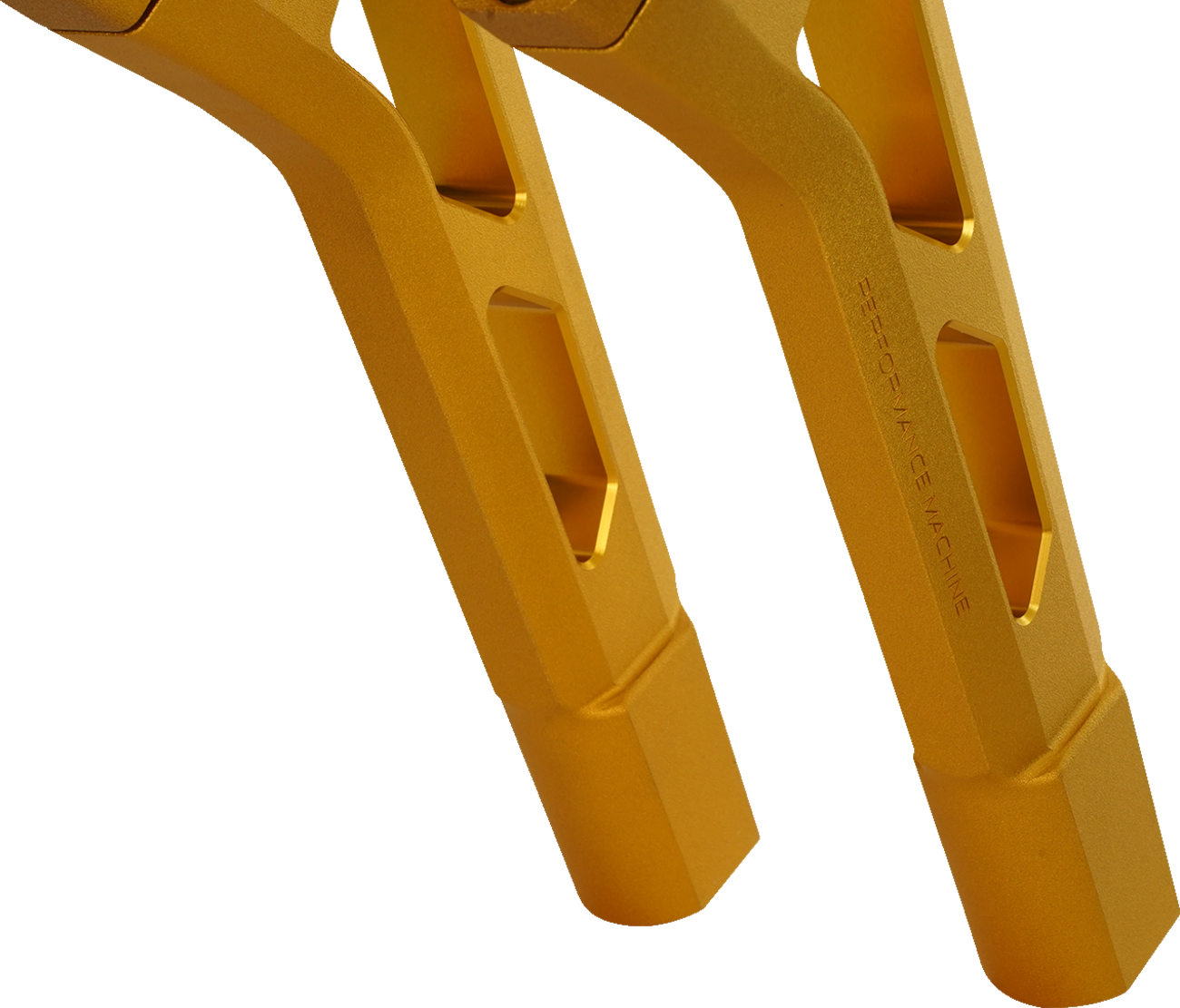 Performance Machine (PM) Phatbar & Riser Kit - Internal Wiring - 9" - Gold Ops