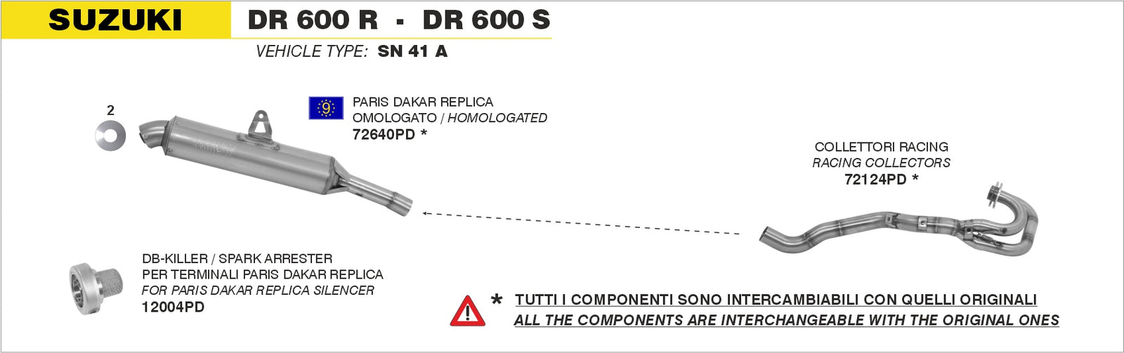 Arrow 72124PD Racing Header