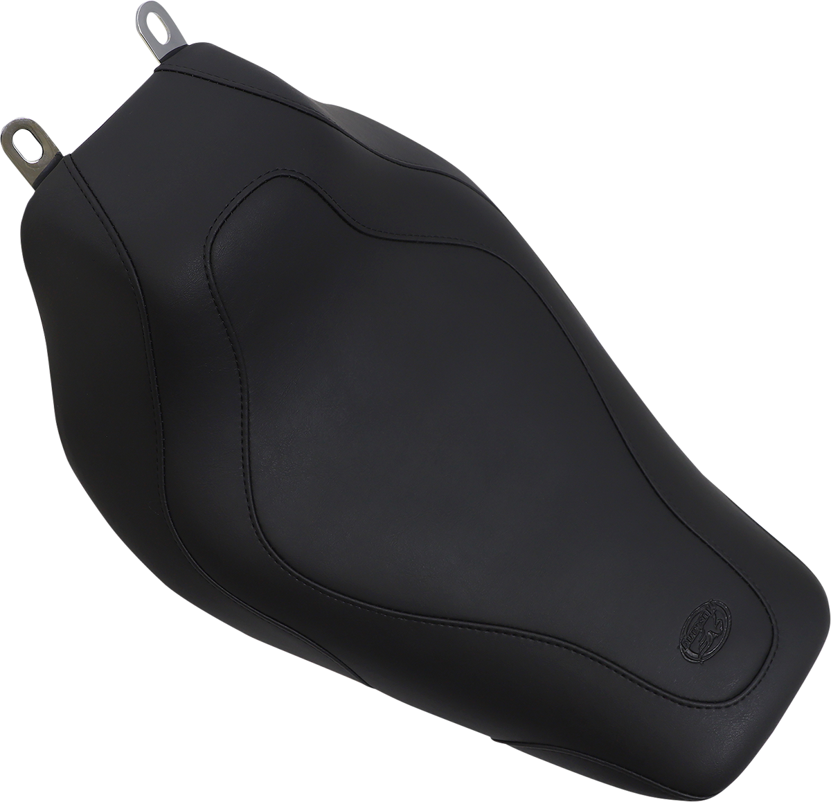 Mustang Tripper™ Solo Seat - Without Backrest - Stitched - Black - FLH/FLT '97-'07