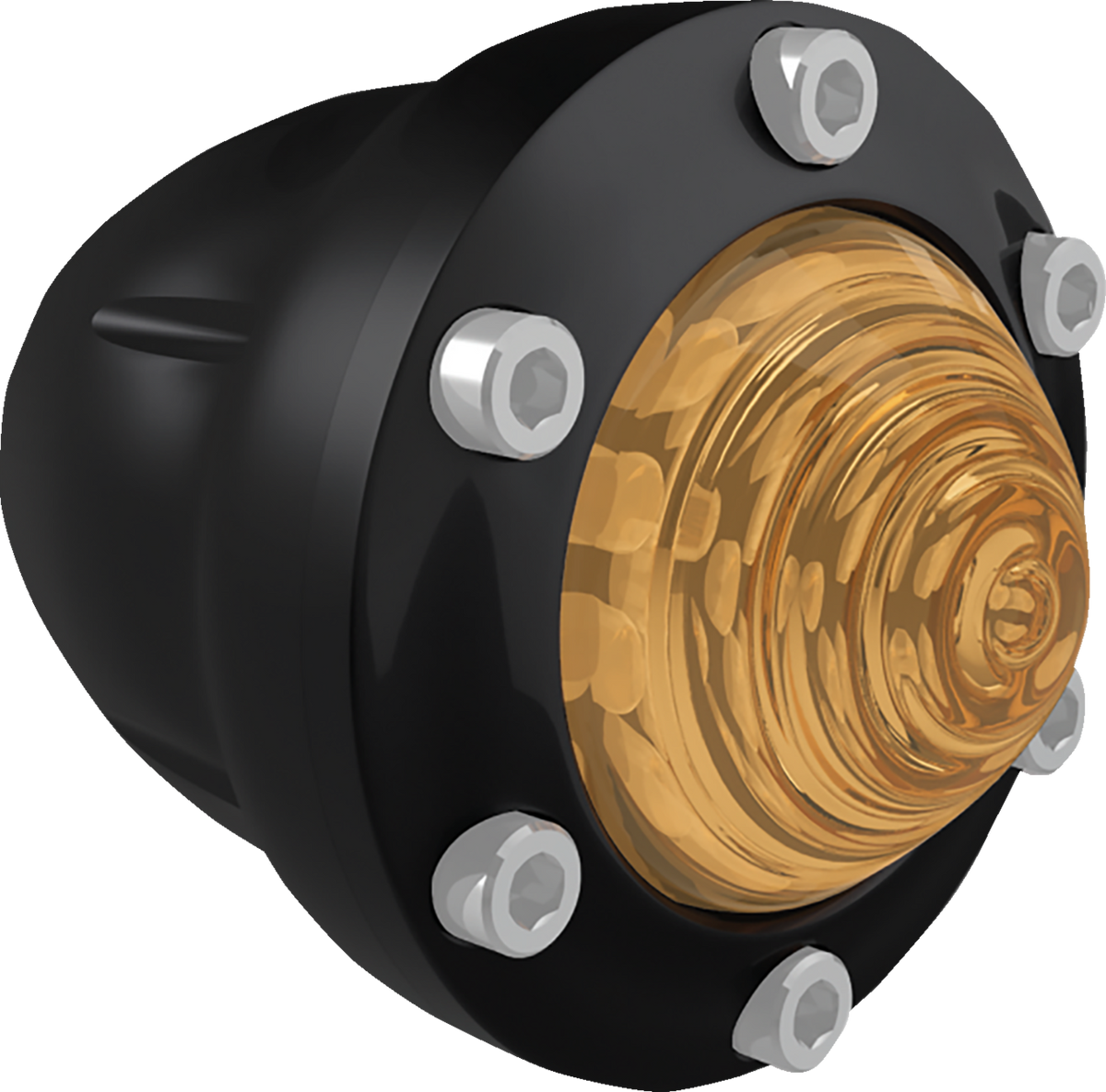Burly Brand LED Turn Signal - Universal - Amber Lens - Black