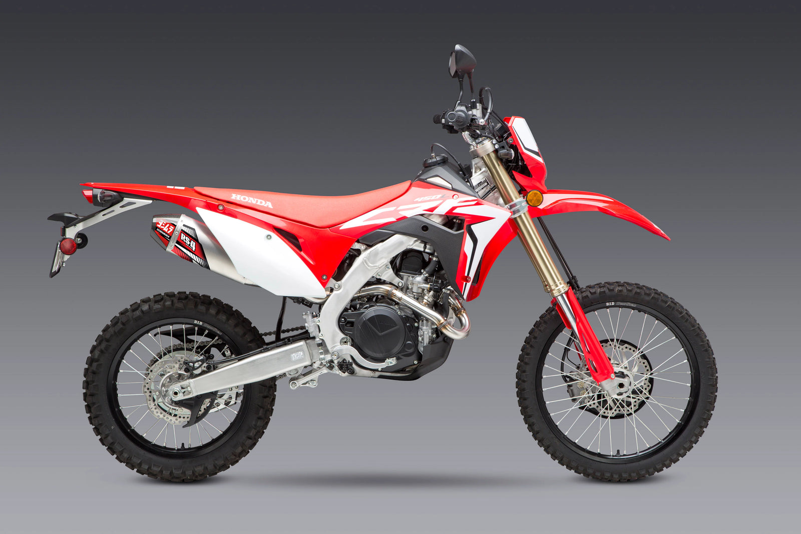 Yoshimura HONDA CRF450L/X 19-25 RACE RS-4 STAINLESS FULL SYSTEM W/ AL MUFFLER (International Models Only)