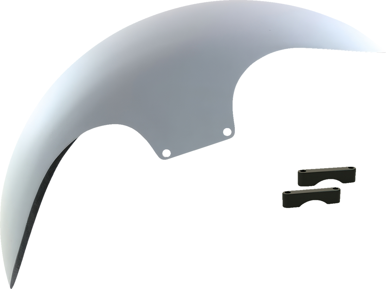 Paul Yaffe Bagger Nation Cafe Front Fender - 19" - Black Spacers