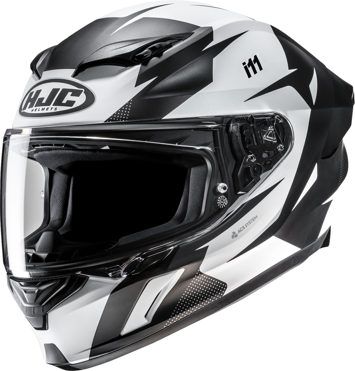 HJC I11 Plus Instant Helmet - Black / Gray / MC10SF / Matte / White / 4XL