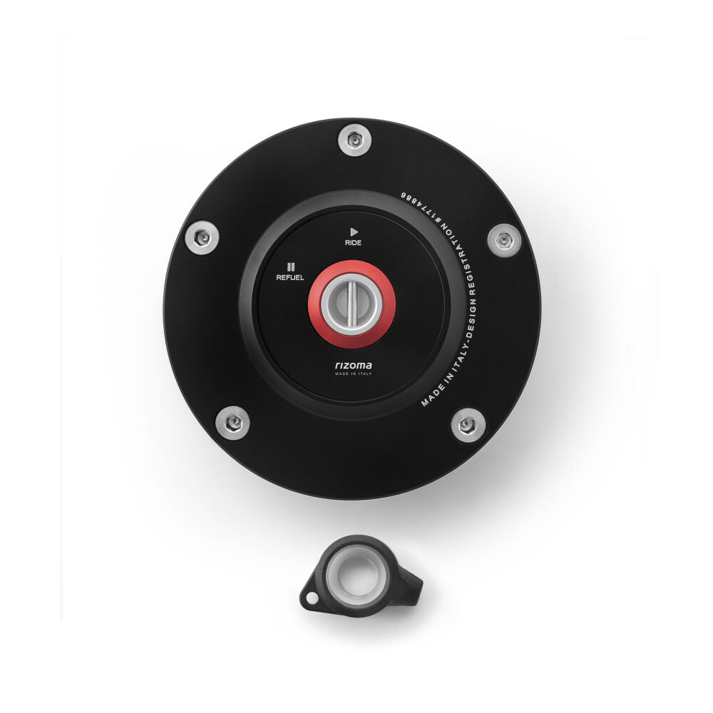 Rizoma Street Fuel Tank Caps - Black