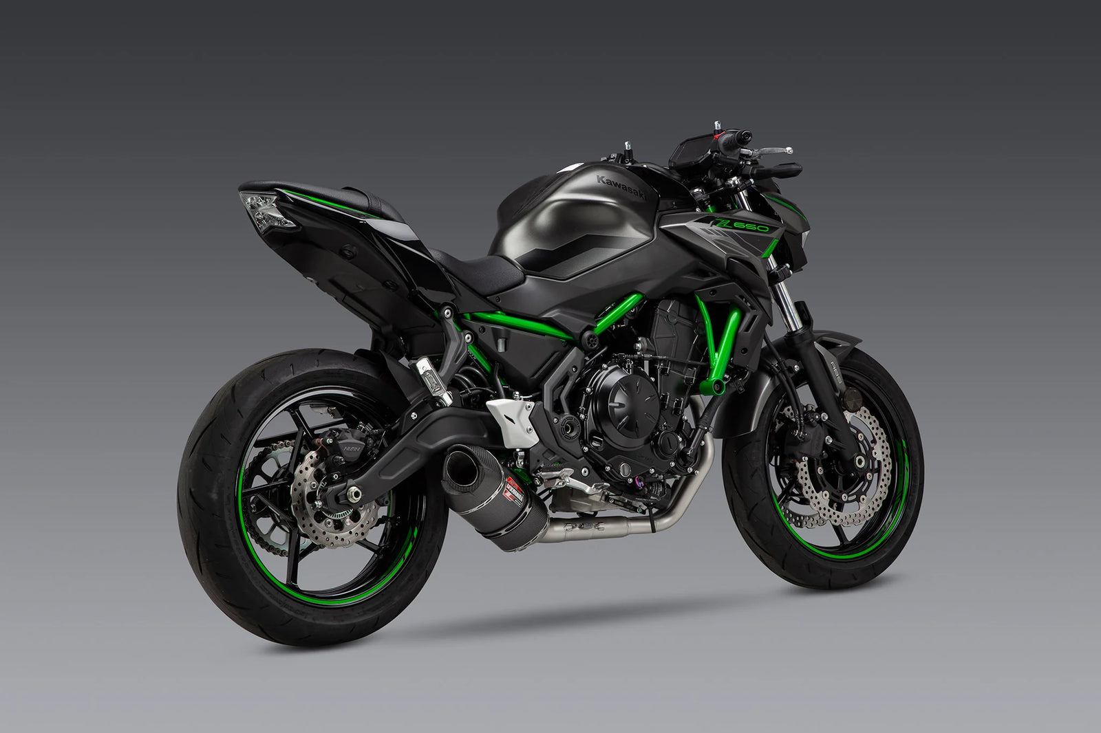 Yoshimura NINJA/Z 650 17-26 Race AT2 Stainless Full Exhaust, W/ Carbon Fiber Muffler