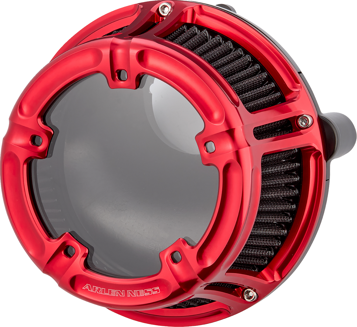 Arlen NESS Method™ Clear Series Air Cleaner - Red