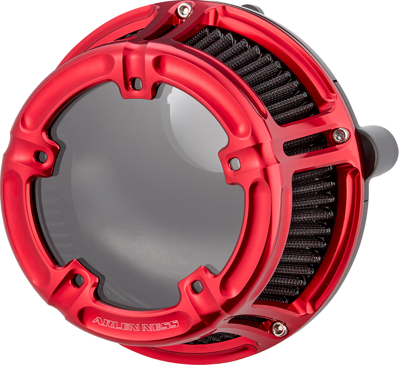 Arlen NESS Method™ Clear Series Air Cleaner - Red